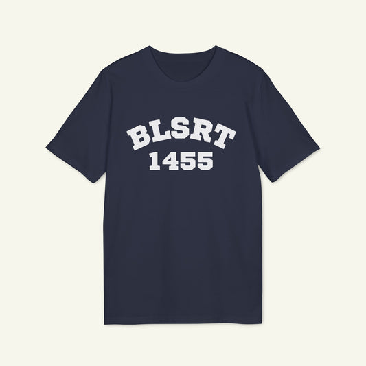 Elfstedentocht t-shirt Friese Elfsteden Bolsward Ditshirt 11STDN blauw